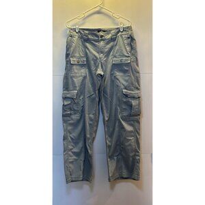 Hollister‎ Cargo Pants (10R / 30R) Gray Wideleg low rise